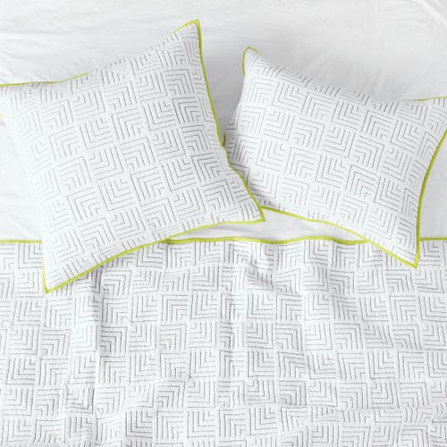 Carol & Frank Spencer Cotton Standard Pillow Sham In White