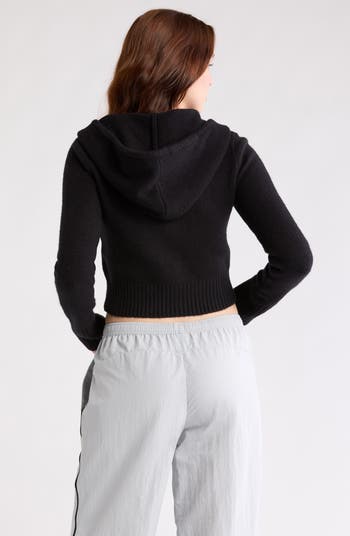 Front Zip Hooded Sweater