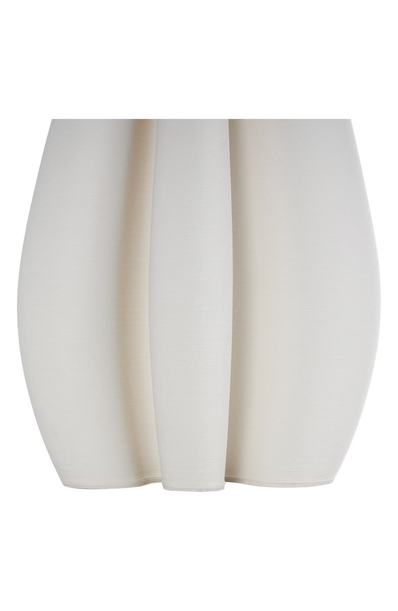 VIVIAN LUNE HOME White Ceramic Vase, Alternate, color, White