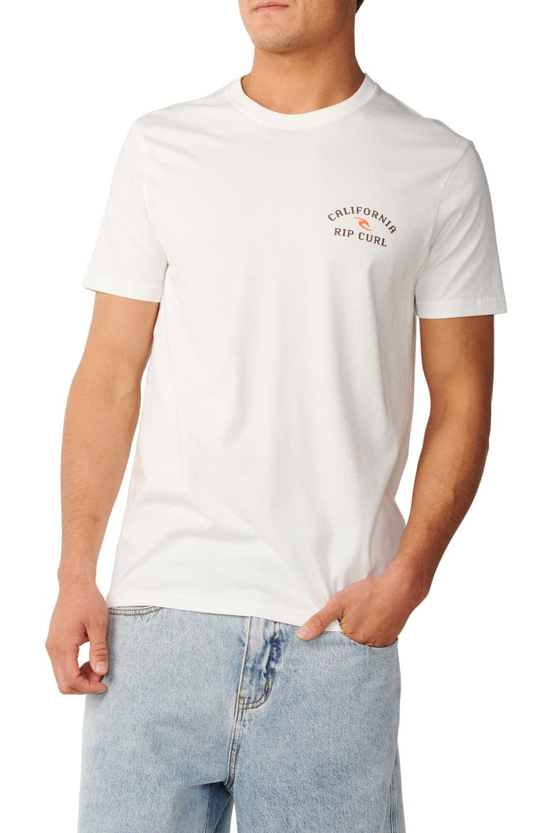 Desti Animals Cotton Graphic T-Shirt, Main, color, BONE