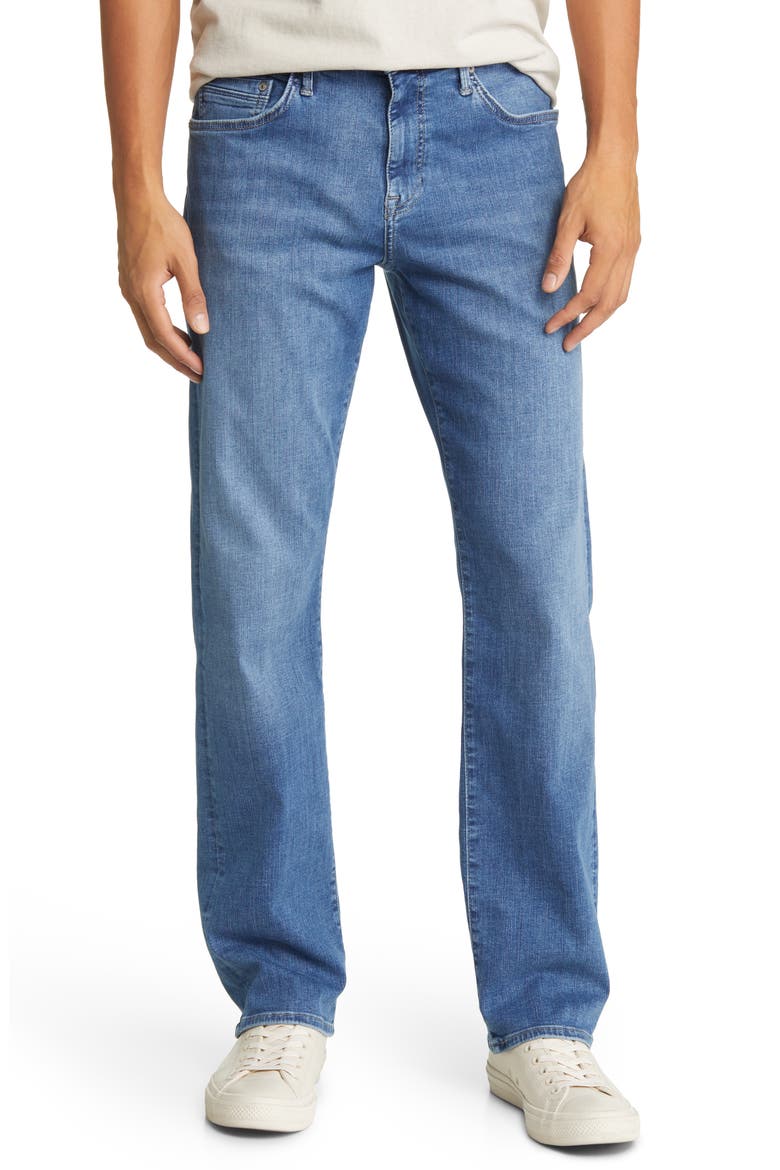 Matt Relaxed Straight Leg Jeans, Main, color, ID USED ORGANIC MOVE