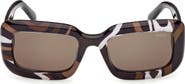 Emilio Pucci 52mm Rectangular Sunglasses