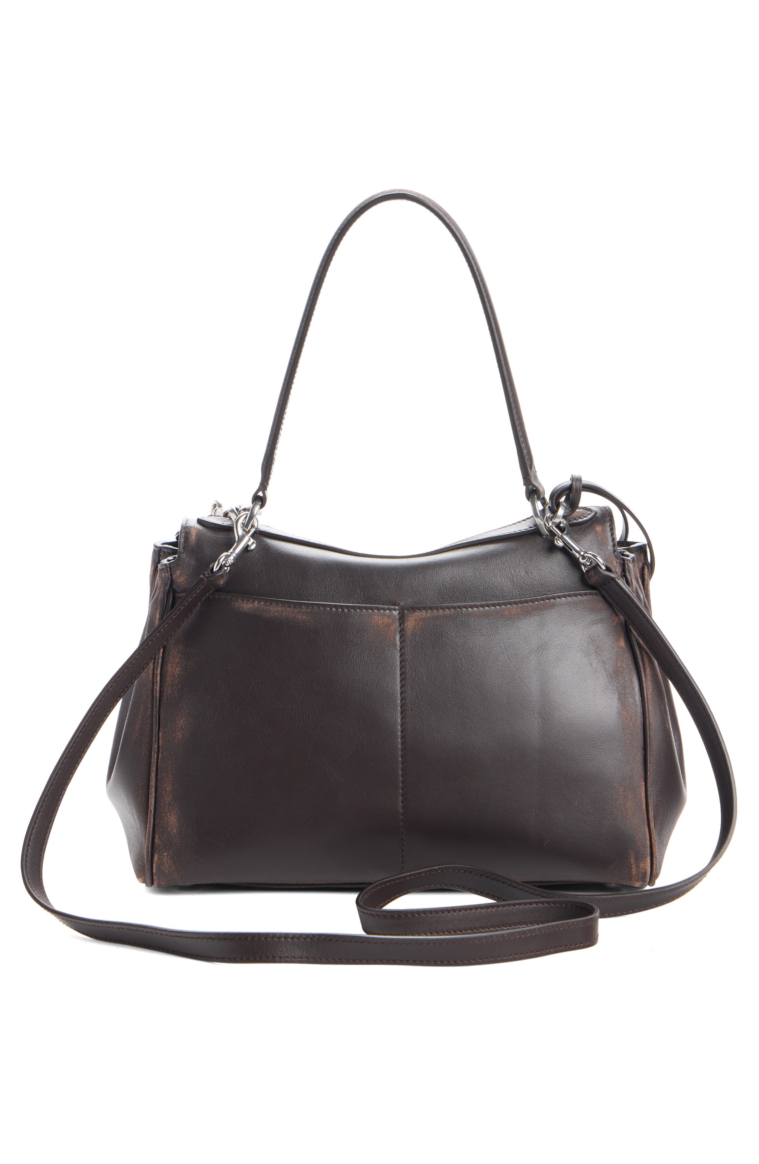 Balenciaga Small Rodeo Leather Top Handle Bag, Alternate, color, 2221 Espresso
