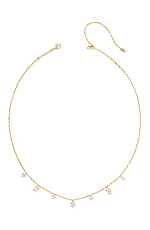 Kendra Scott Cailin Delicate Strand Necklace In Gold