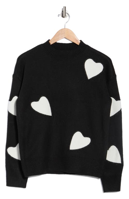 Love By Design Love Heart Sweater In Multi