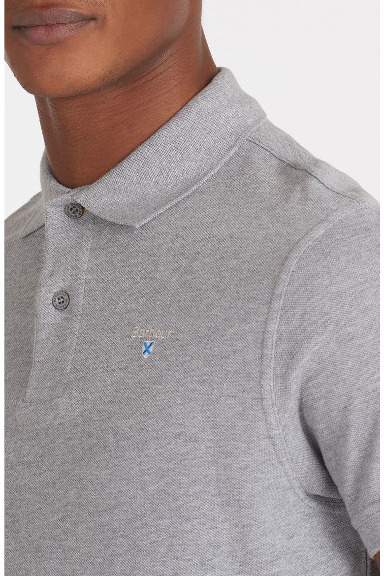 Solid Piqué Sports Polo, Alternate, color, GREY