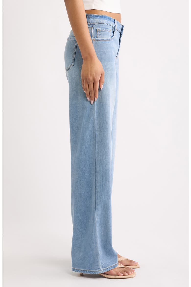 Britney Low Rise Wide Leg Jeans, Alternate, color, SKY BLUE