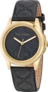 Ted Baker Coolly Leather Strap Watch, 34mm