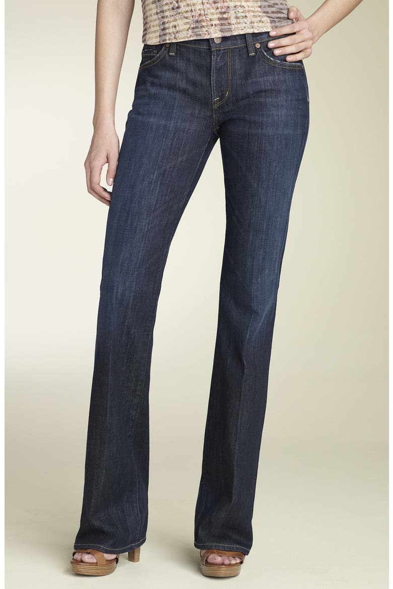 'Kelly' Bootcut Stretch Jeans, Main, color, NEW PACIFIC