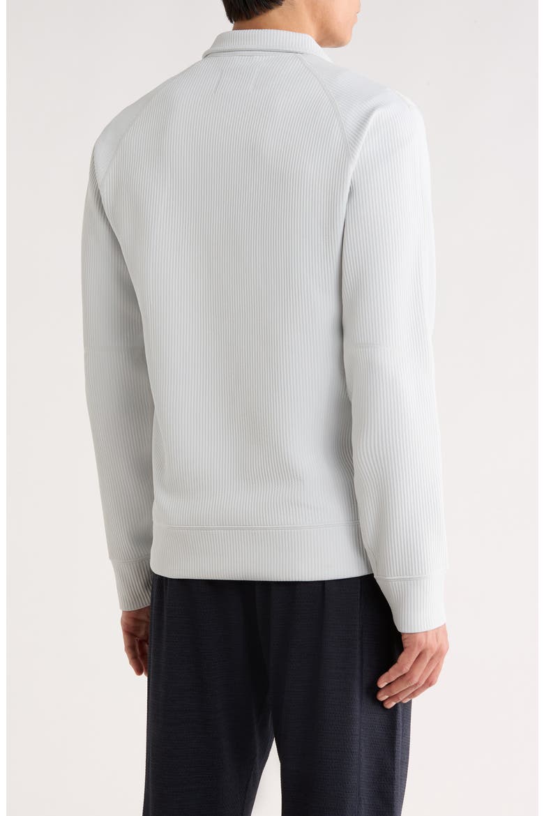 Double Knit Slim Quarter Zip Sweatshirt, Alternate, color, DUST