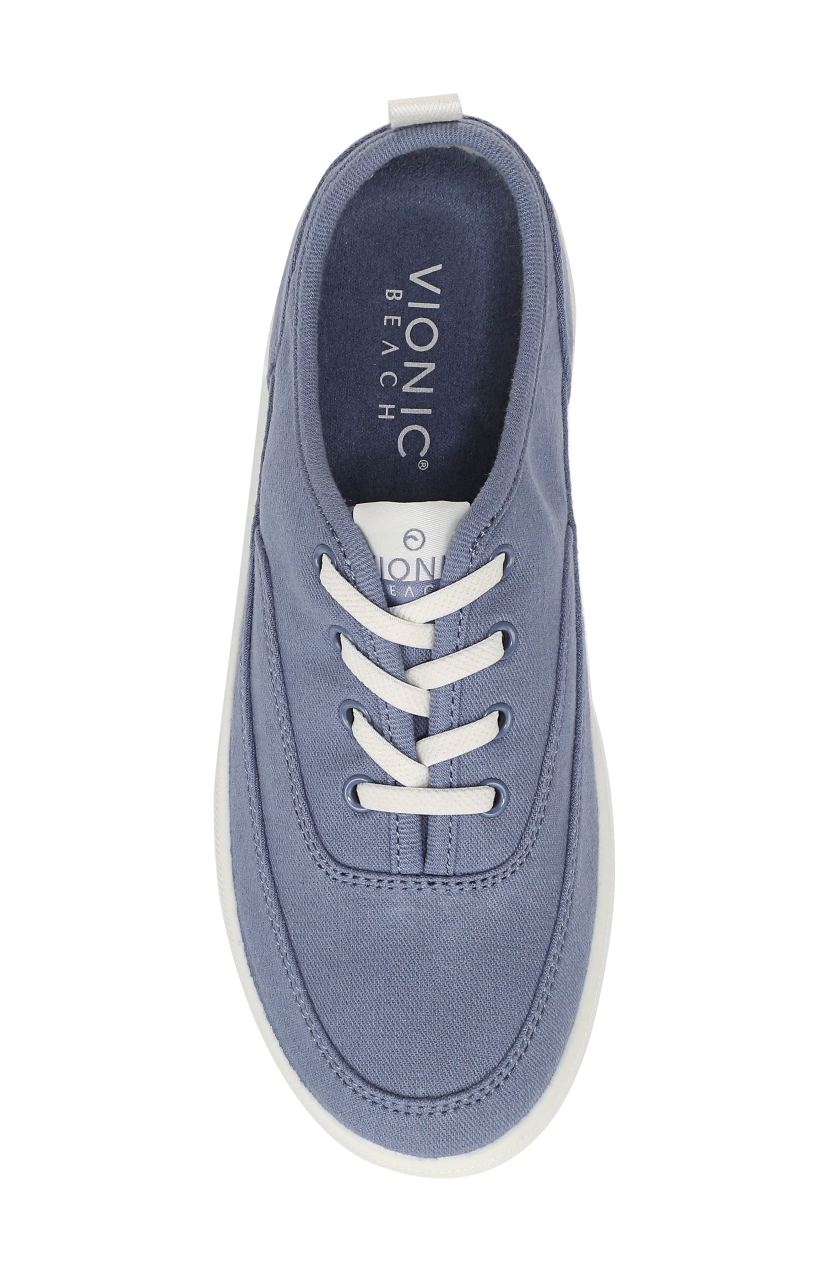 Vionic Cobalt Lace-Up Sneaker, Alternate, color, Dark Denim Canvas