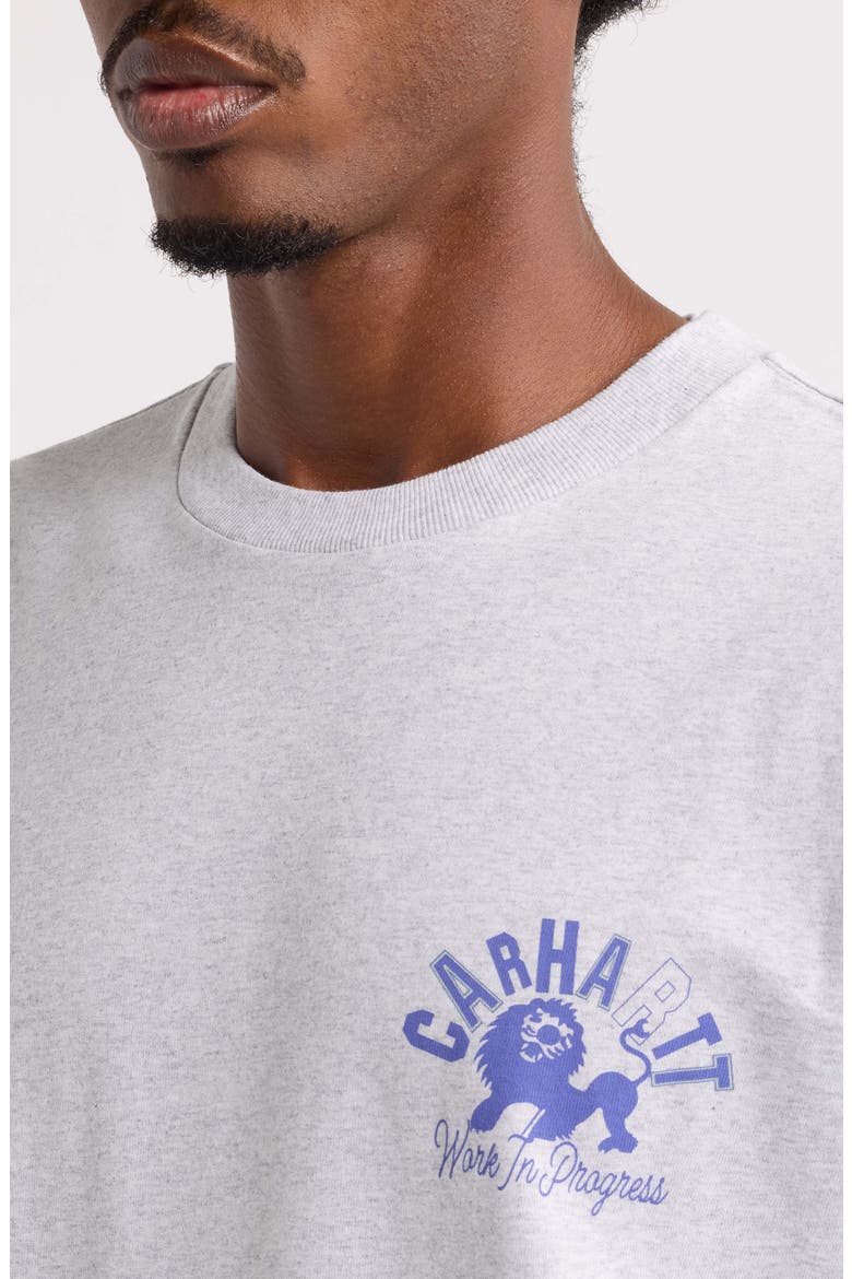 Well Built Organic Cotton Graphic T-Shirt, Alternate, color, ASH HEATHER