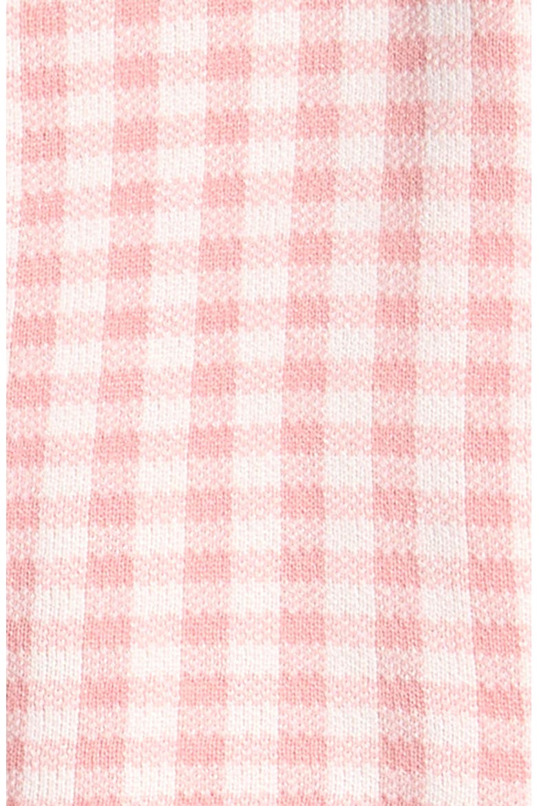 Gingham Gem Sweater Set, Alternate, color, PINK