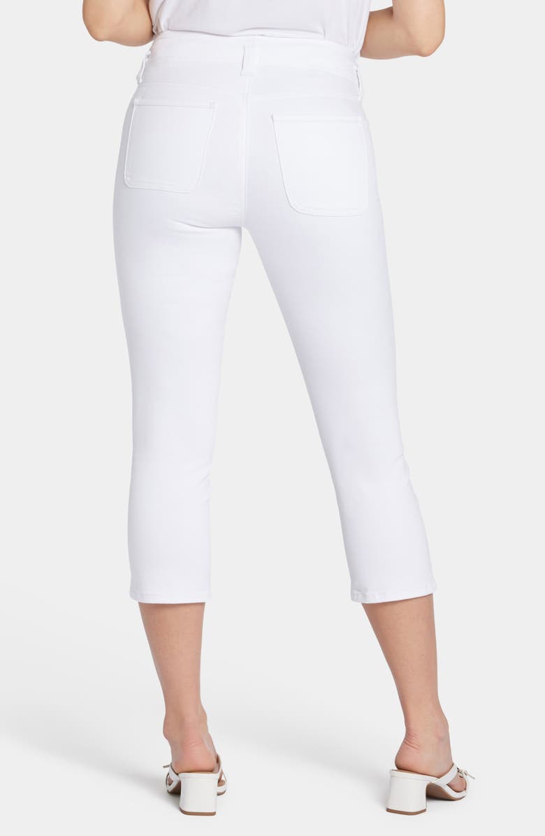 NYDJ Ami High Waist Skinny Capri Jeans, Alternate, color, Optic White