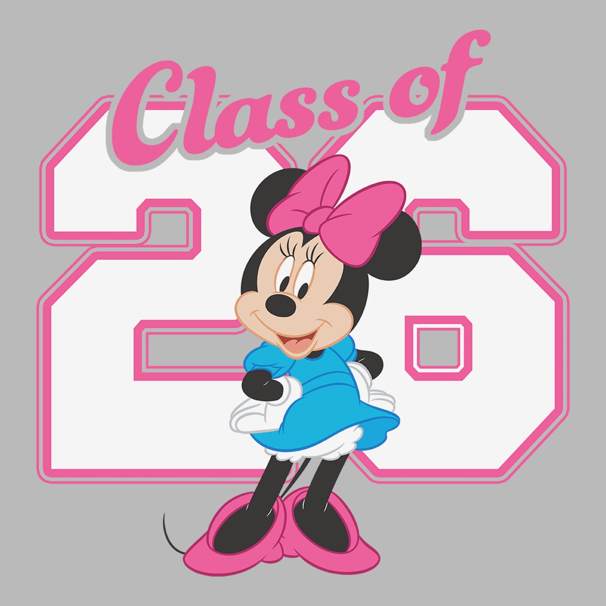 Minnie Mouse Men's Class of 26 Sweetheart Short Sleeve Graphic T-Shirt ...