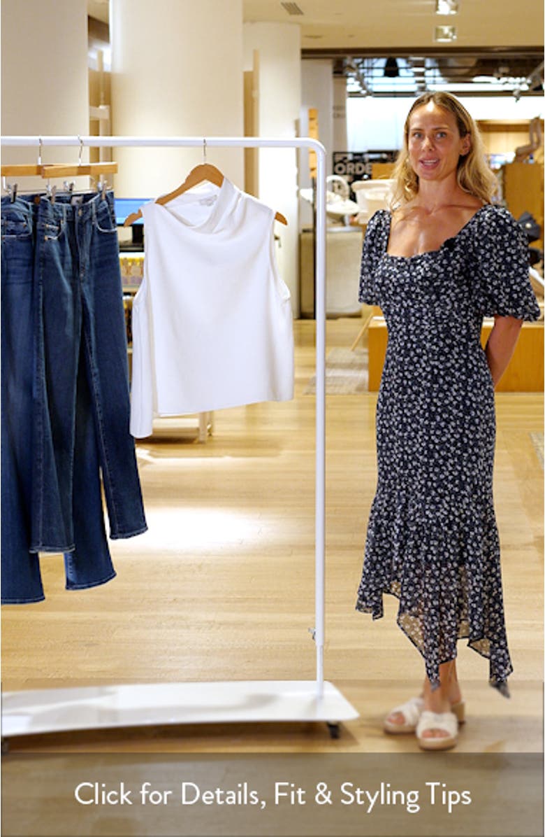 Asymmetric Drape Sleeveless Top, sales video thumbnail