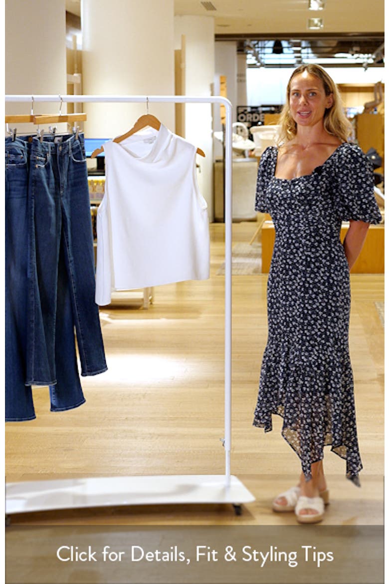 Asymmetric Drape Sleeveless Top video