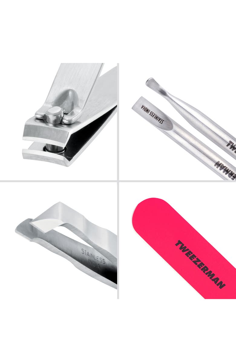 TWEEZERMAN Mini Neon 5-Piece Nail Rescue Set, Alternate, color, 
