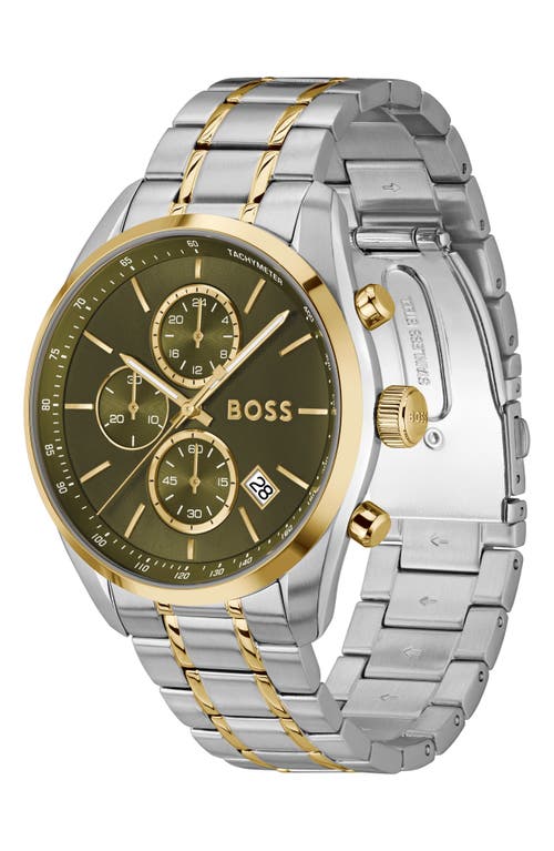 Hugo Boss Grand Prix 44 Chronograph, 44mm In Silver