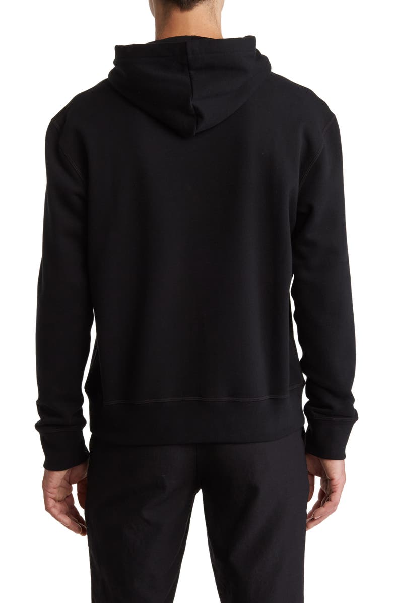 Ralph Lauren Purple Label Bear Patch Hoodie, Alternate, color,