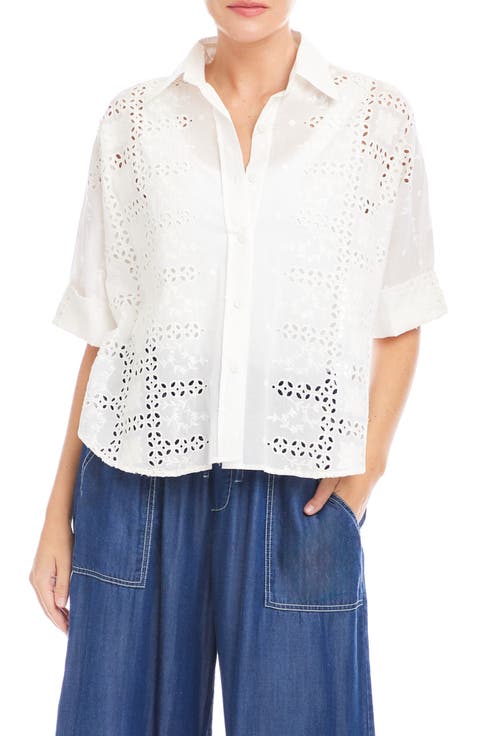 Alisa Eyelet Shirt