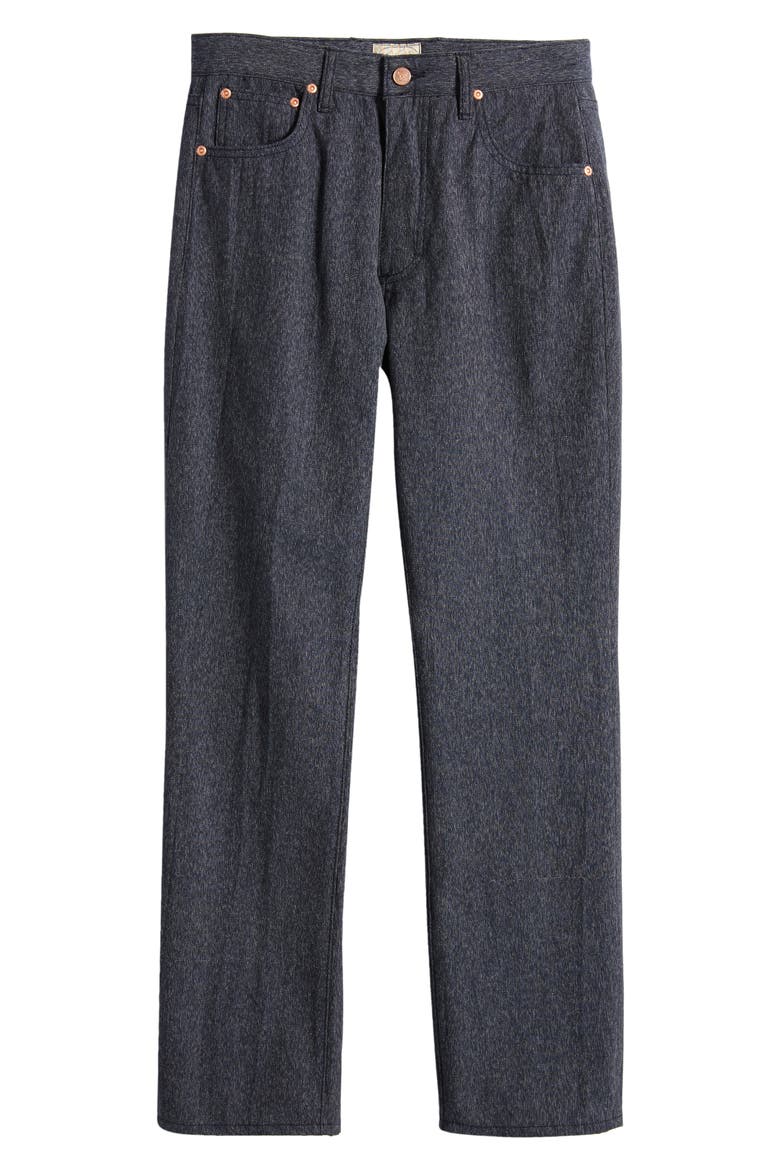Japanese Jaspe Twill Pants, Alternate, color, INDIGO TWILL