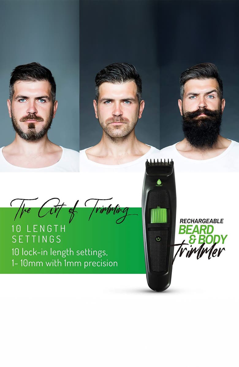 PURSONIC Beard and Body Trimmer, Alternate, color, Black