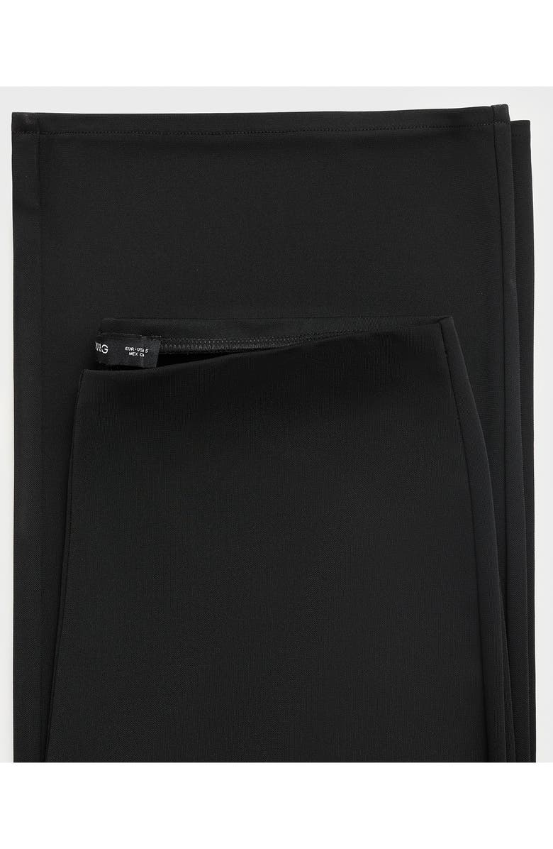 MANGO Straight Leg Pants, Alternate, color, Black