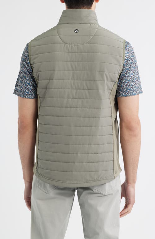 Swannies Warren Zip Vest In Gray
