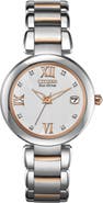 Citizen Women's Marne Diamond Dial Bracelet Watch, 33mm