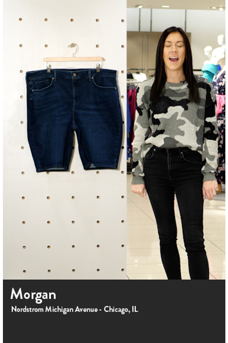 Side Slit Denim Shorts video