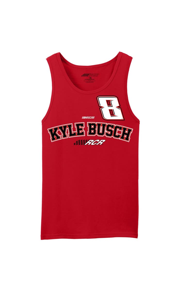 NASCAR Men's Richard Childress Racing Team Collection Red Kyle Busch Tank Top, Alternate, color, 
