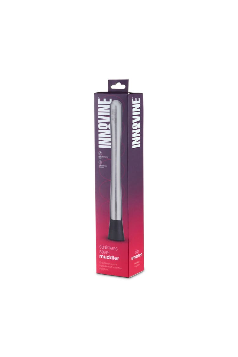 Stainless Steel Muddler, Alternate, color, Silver