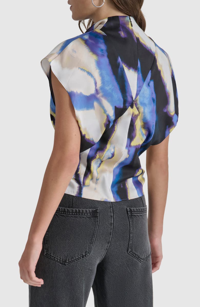 DKNY High Cowl Neck Top, Alternate, color, 