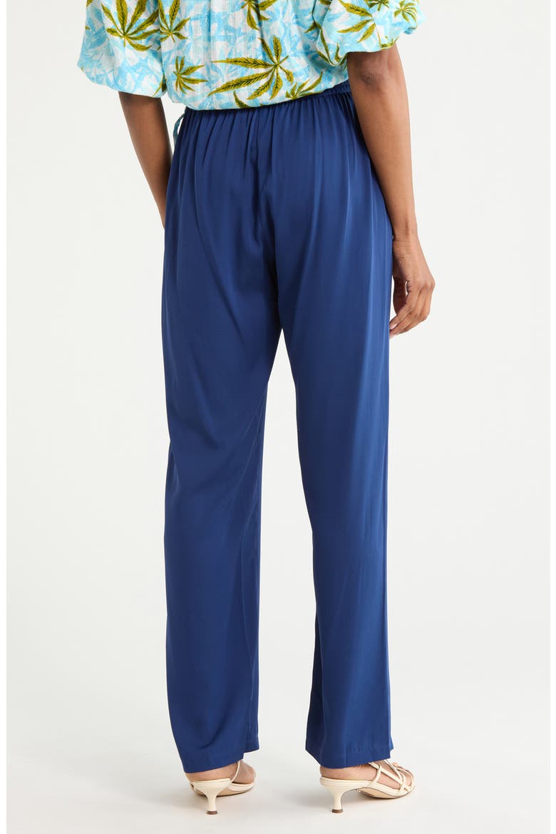 Diane Silk Blend Pants, Alternate, color, CLASSIC NAVY
