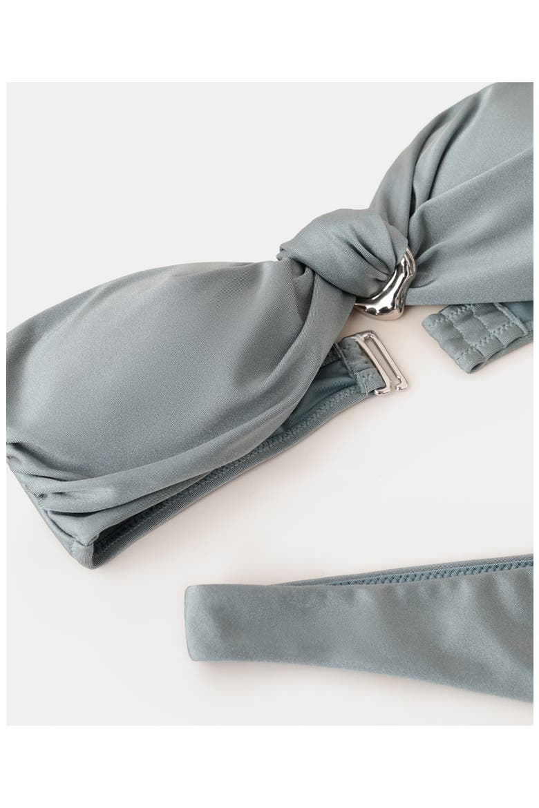 V-Cut Tanga Bikini Bottoms, Alternate, color, GREY