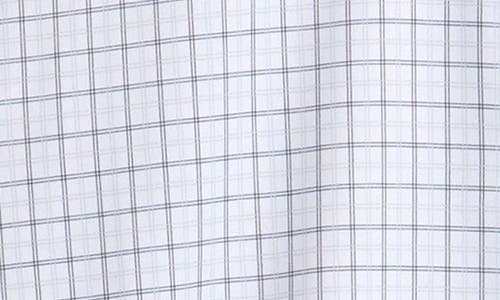 Andrew Marc Kids' Tatterasll Check Stretch Dress Shirt In White