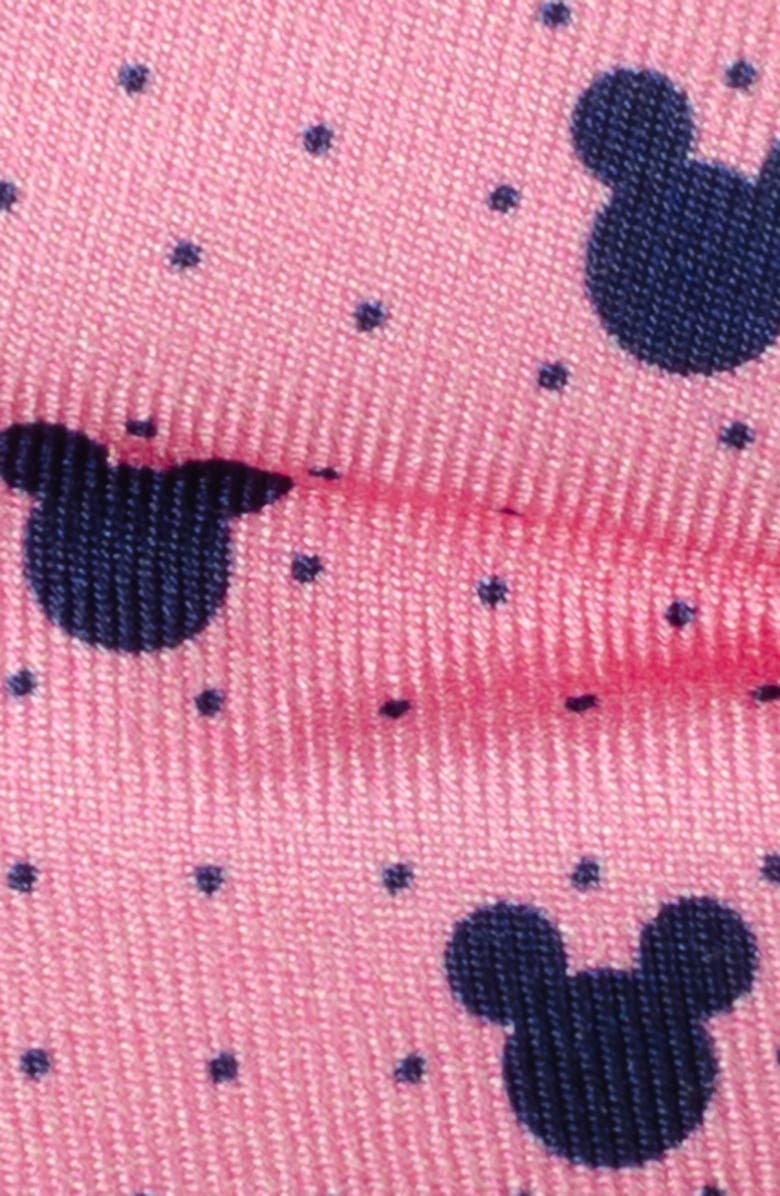 Cufflinks, Inc. Mickey Mouse Polka Dot Silk Bow Tie, Alternate, color, Pink