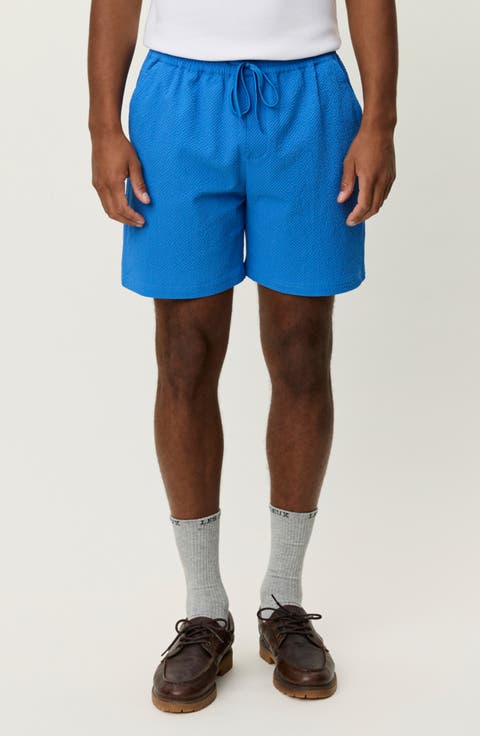 Stan Seersucker Swim Shorts