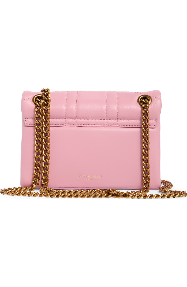 Kurt Geiger London Kensington Mini Quilted Crossbody Bag, Alternate, color, Pink