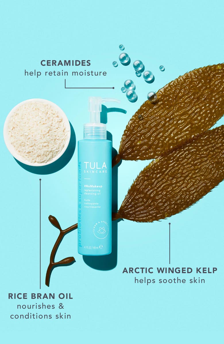 TULA Skincare #NoMakeup Replenishing Cleansing Oil, Alternate, color, 