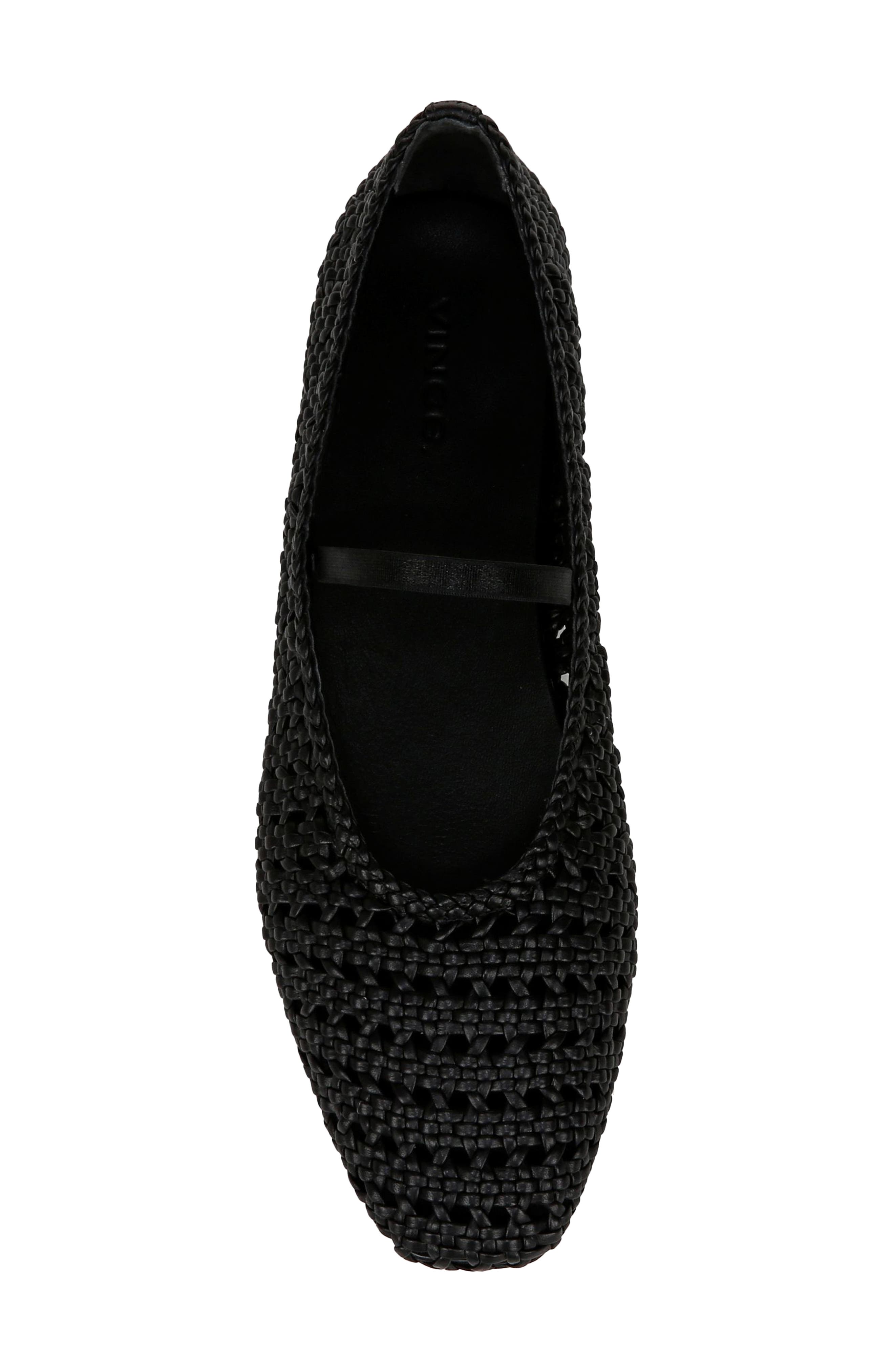 Vince Vivian Mary Jane Flat, Alternate, color, Black