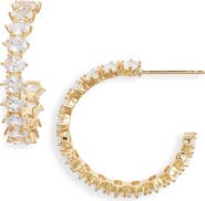 Kendra Scott Cailin Cubic Zirconia Hoop Earrings