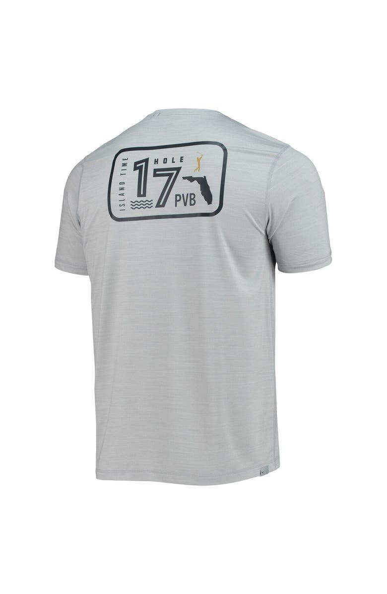 PUMA Men's Puma Heathered Gray THE PLAYERS CLOUDSPUN T-Shirt, Alternate, color, 