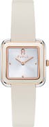 Furla Heritage Crystal Square Rose Gold Tone Bracelet Watch, 27.5mm