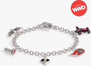 Alex and Ani Hot Wheels Racecar Toggle Charm Bracelet