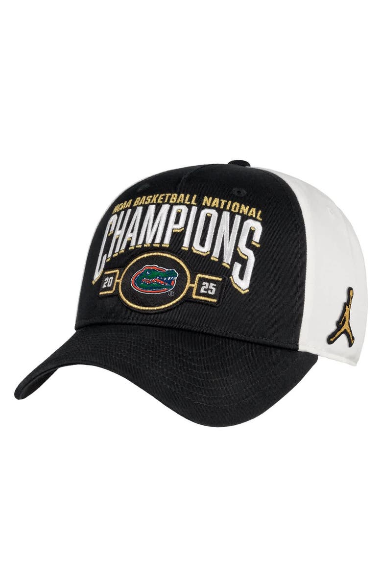 Jordan Brand Men's Jordan Brand Black Florida Gators 2025 NCAA Men's Basketball National Champions Locker Room Adjustable Hat, Alternate, color, 