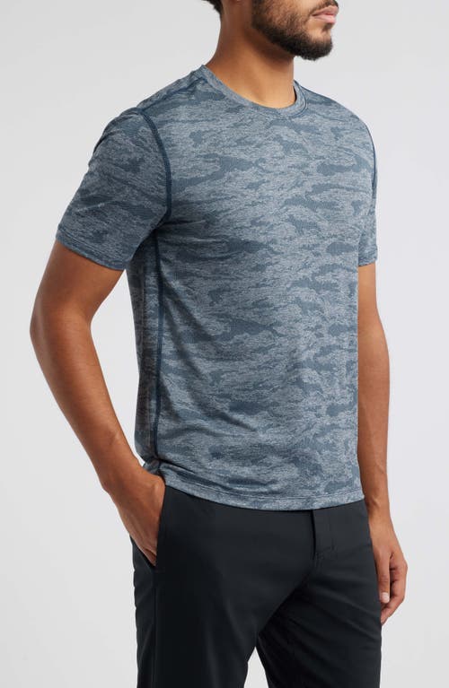 Ten Thousand Camouflage Knit Performance T-shirt In Navy