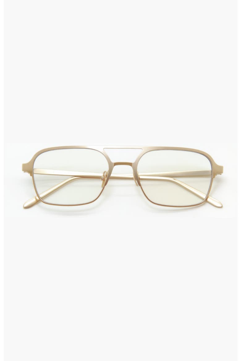 Jimmy Aviator Blue Light Eyeglasses, Main, color, Gold
