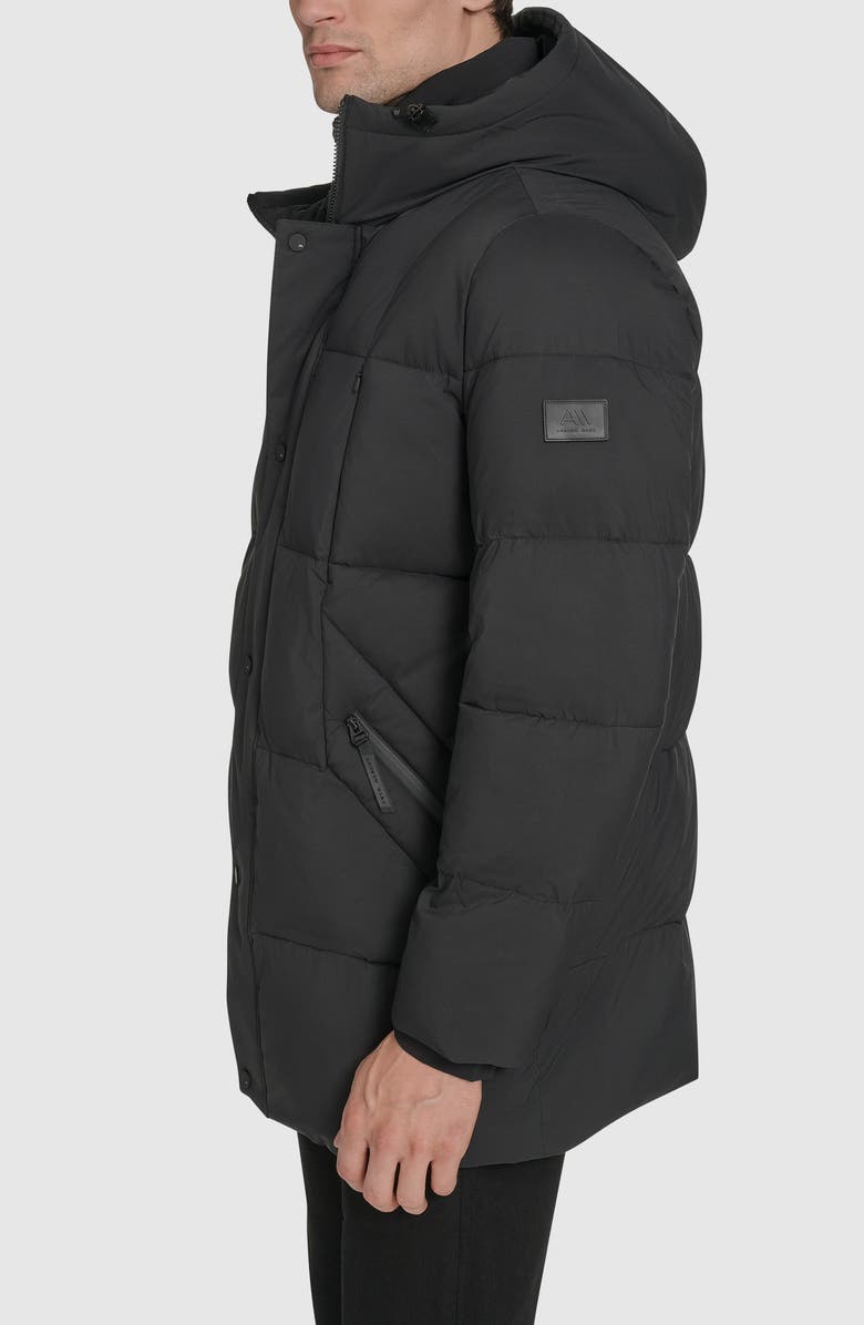 Andrew Marc The Millstream Parka, Alternate, color, Black